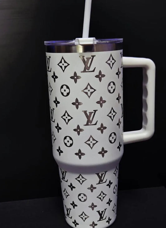 40oz Tumbler - Customized Insulated Drink Container for Hot & Cold Beverages - Unique Gift for Friends and Family