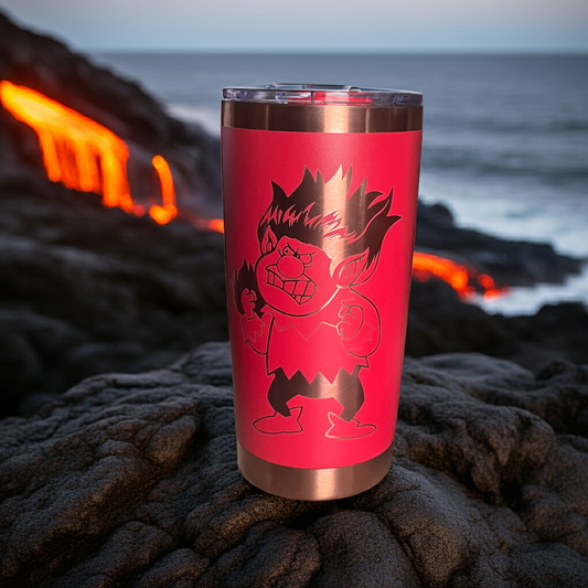 Miser Brothers Tumbler Set – Heat Miser (Red & Copper) + Snow Miser (White & Blue) – 20oz Stainless Steel