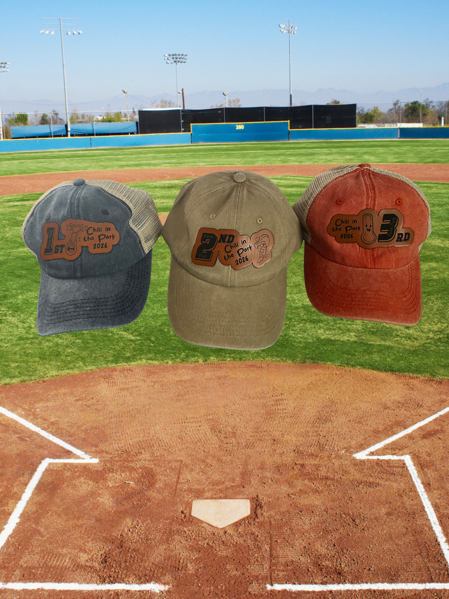 Customizable Baseball Cap with Leather Patch - Perfect for Branding