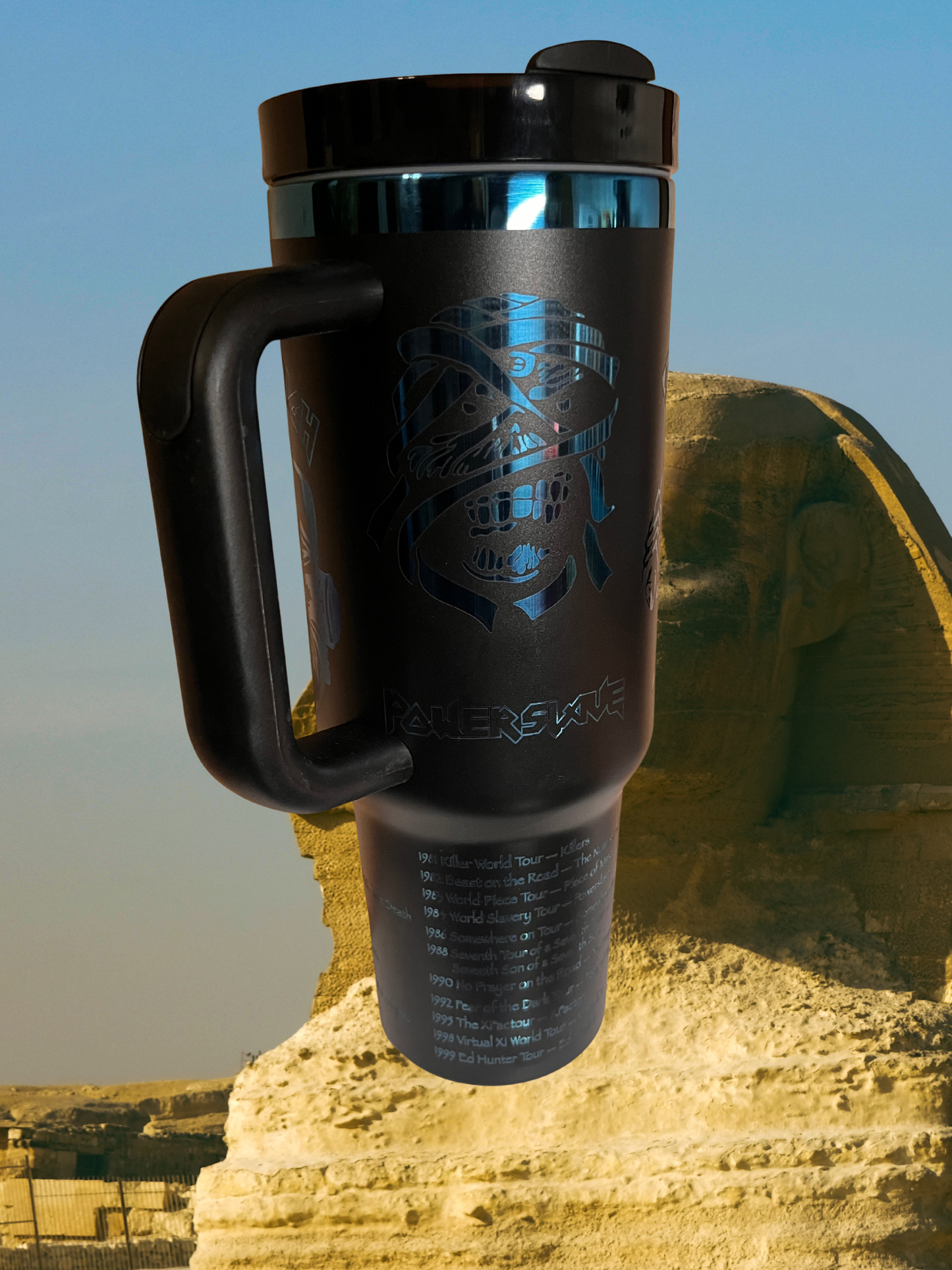 40 oz Stainless Steel Tumbler — “Run For Your Life” World Tour