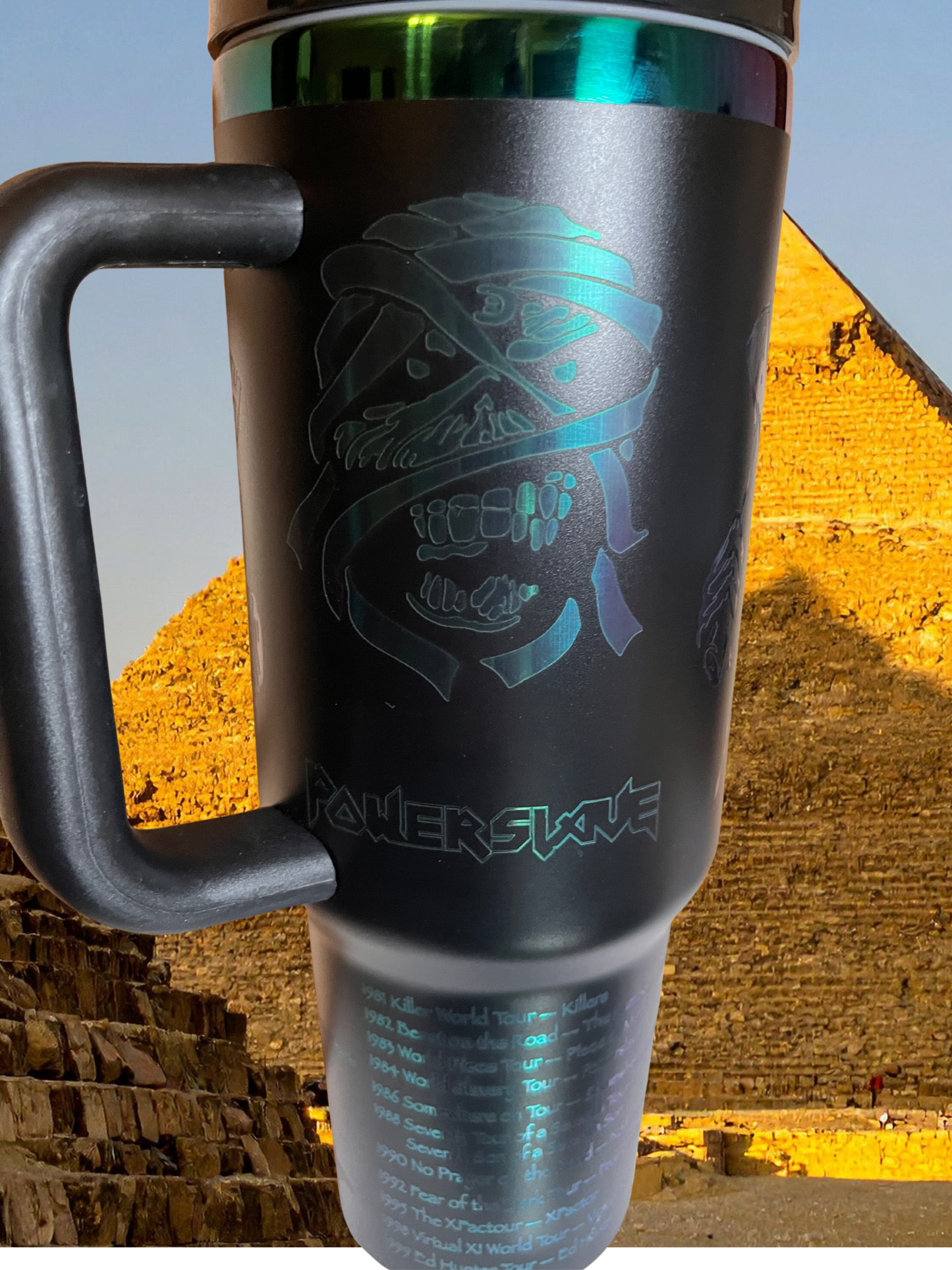 40 oz Stainless Steel Tumbler — “Run For Your Life” World Tour