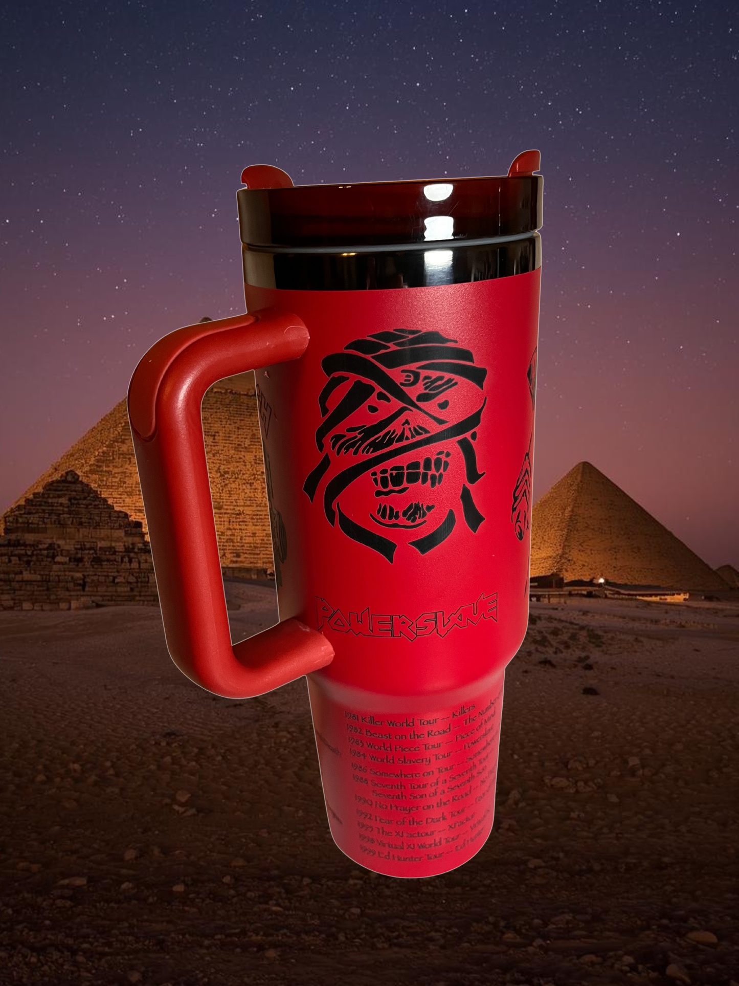 40 oz Stainless Steel Tumbler — “Run For Your Life” World Tour