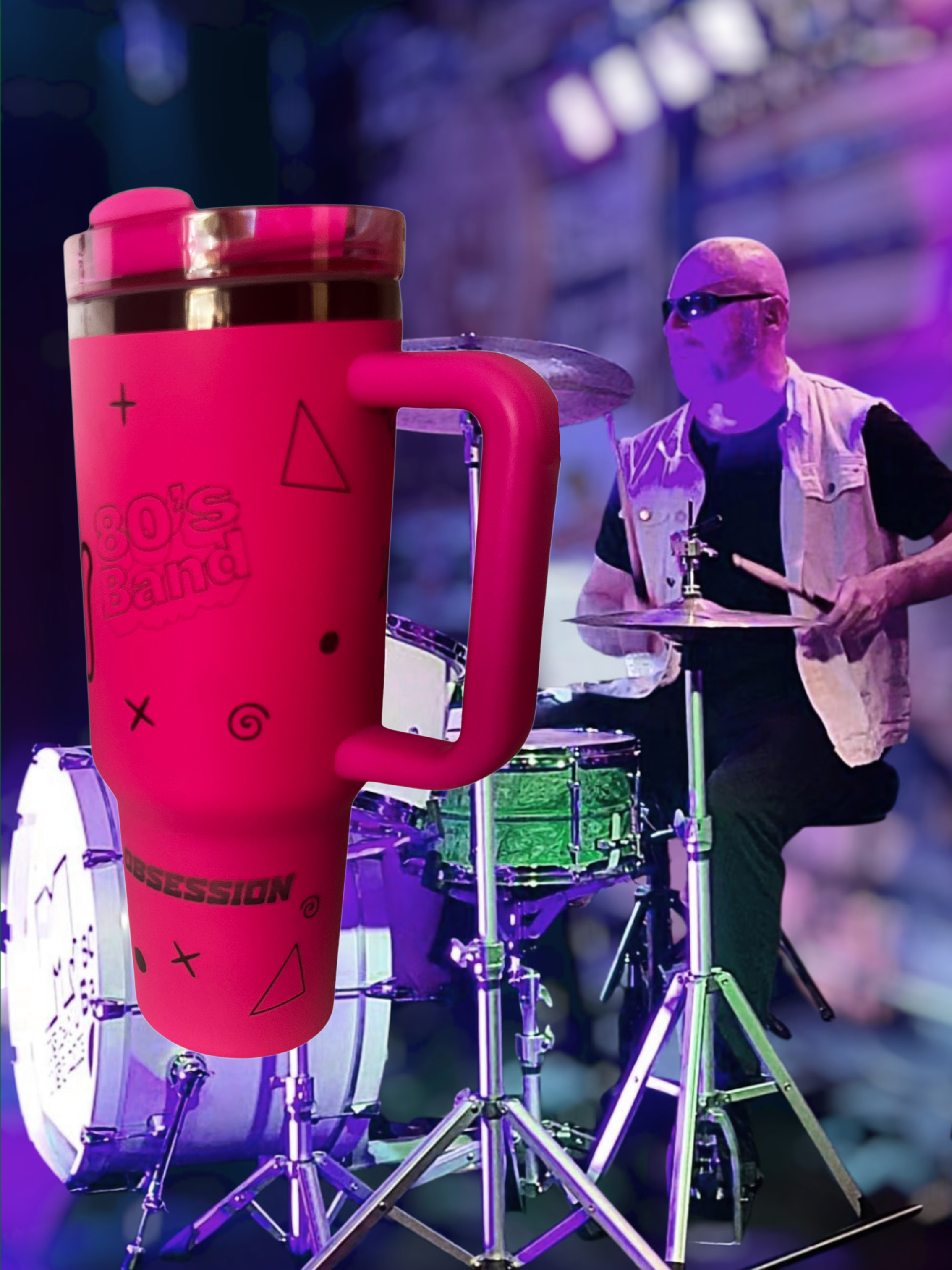 My 80’s Band Retro Tumblers – Sip the Sound of the 80s!
