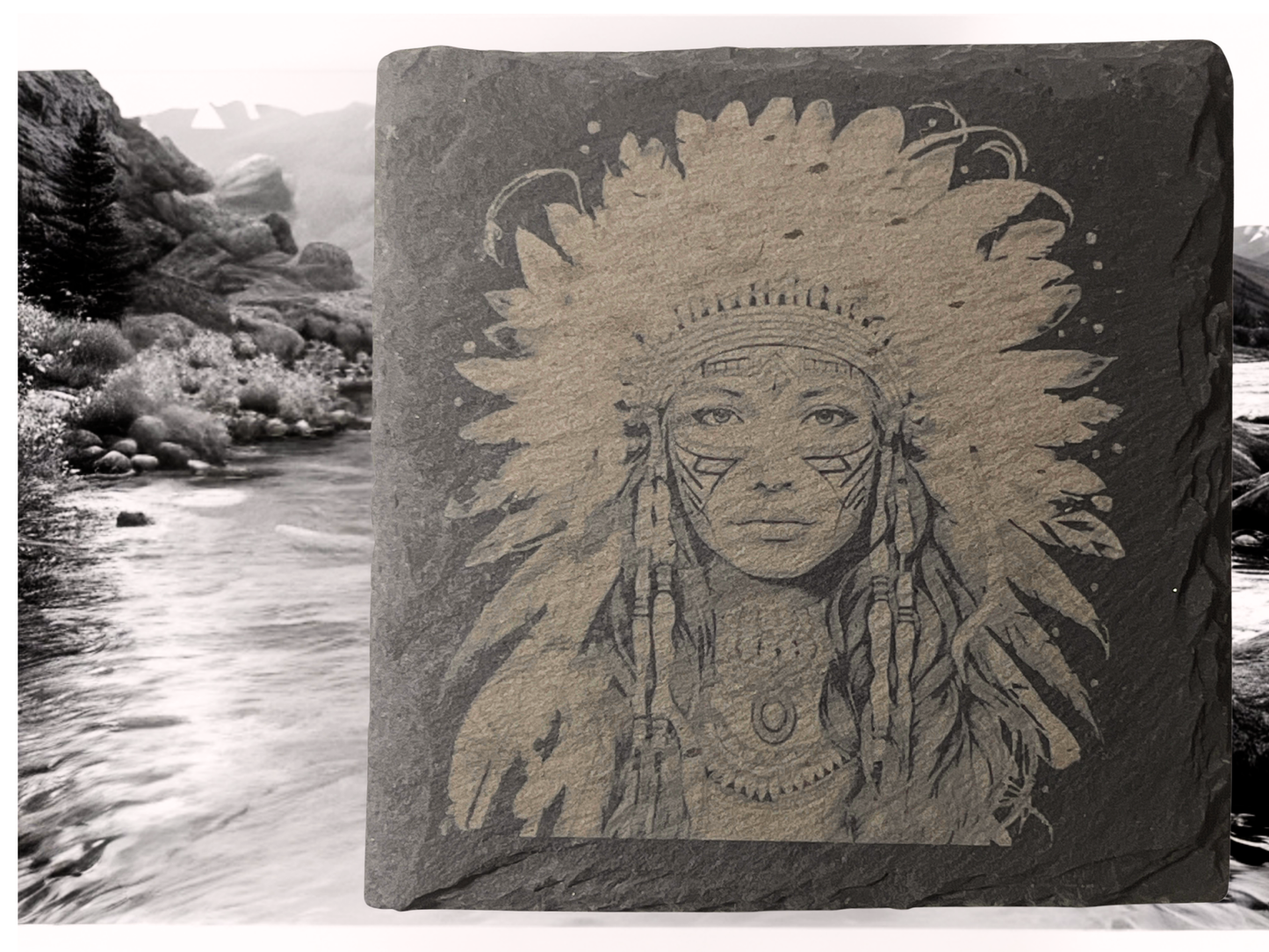 🍂 Thanksgiving Slate Coaster Set: Celebrate in Style! 🦃