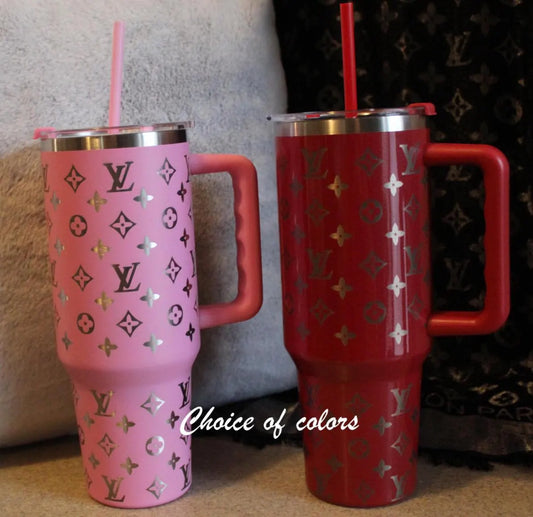 40oz Tumbler - Customized Insulated Drink Container for Hot & Cold Beverages - Unique Gift for Friends and Family