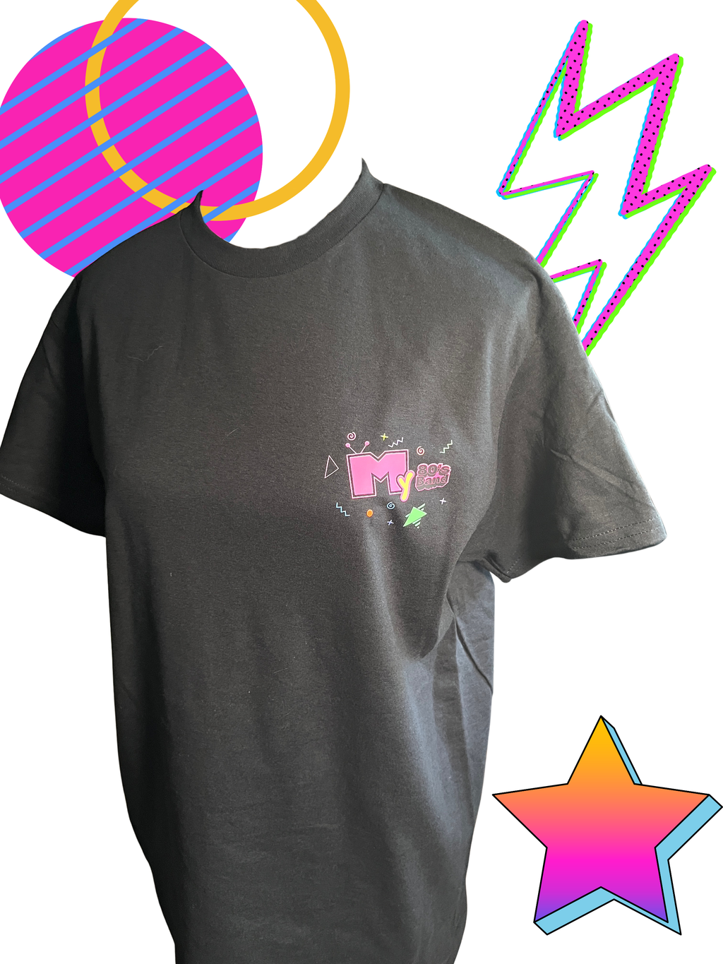 Support Your Local 80’s Heroes—Grab the Limited-Edition My 80’s Band Tee!