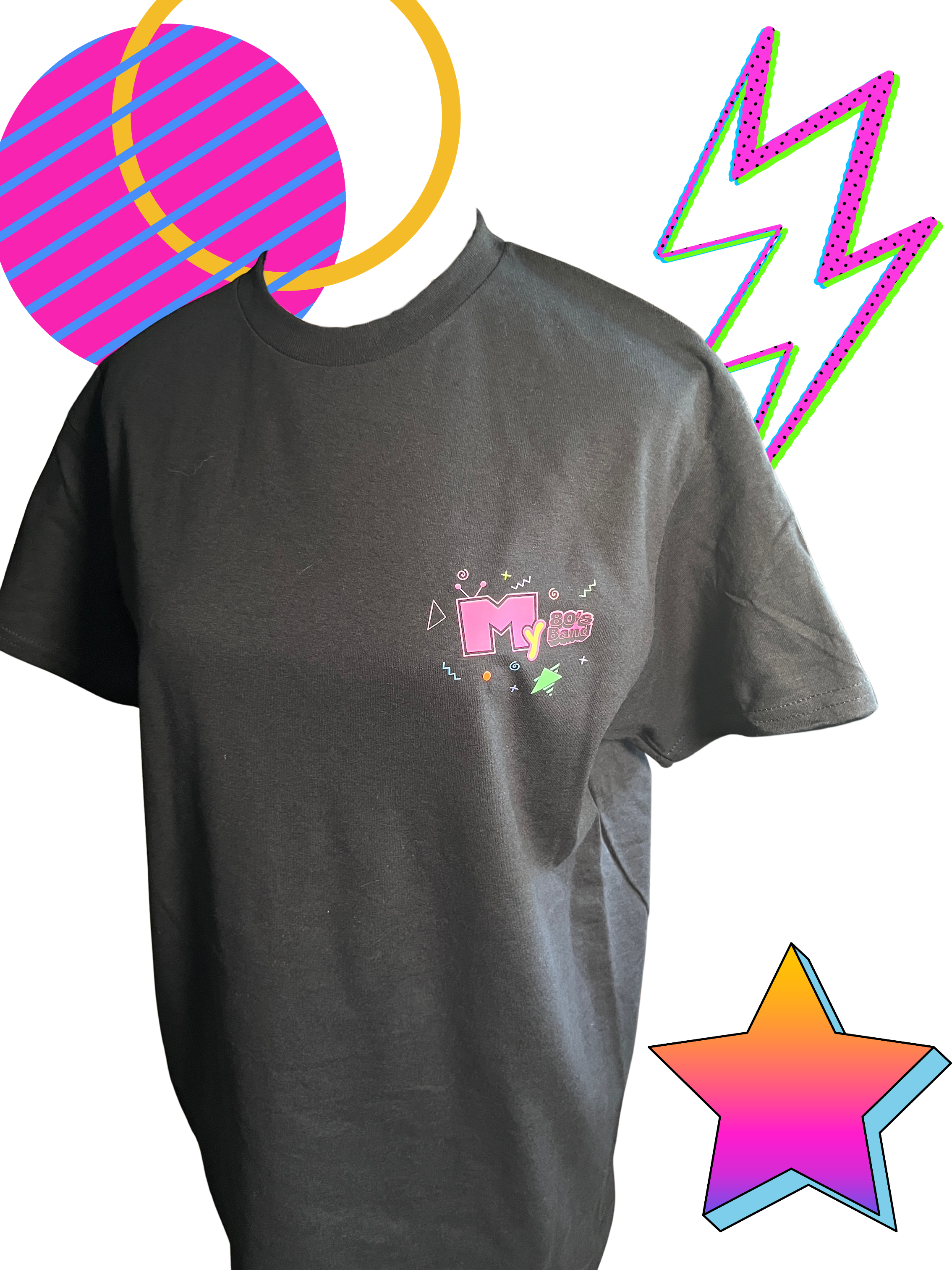 Support Your Local 80’s Heroes—Grab the Limited-Edition My 80’s Band Tee!