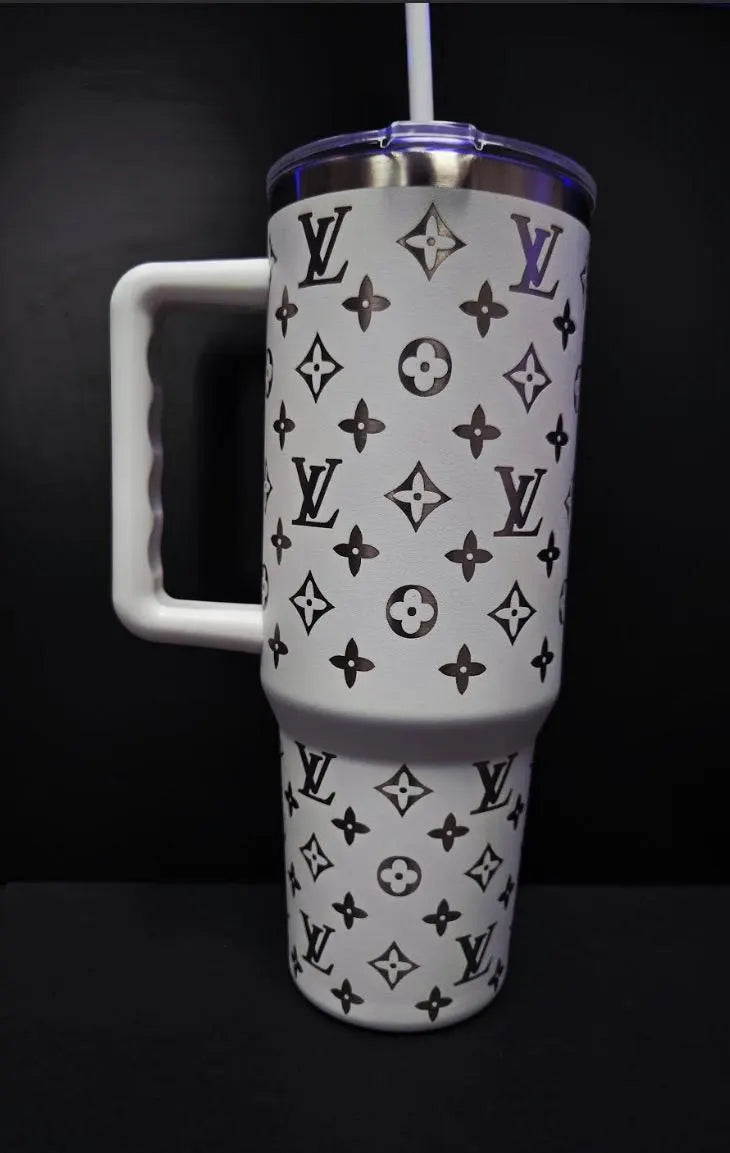 40oz Tumbler - Customized Insulated Drink Container for Hot & Cold Beverages - Unique Gift for Friends and Family
