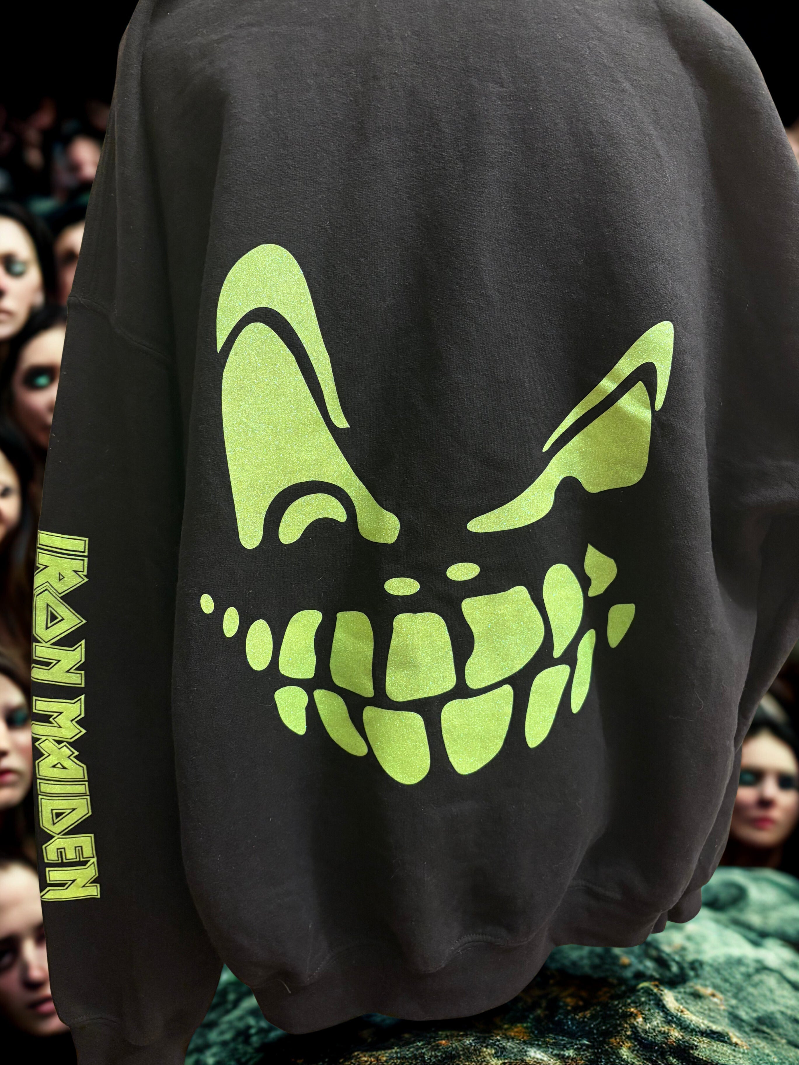 Rock the Night: Iron Maiden Hoodie with  'Eddie' Design